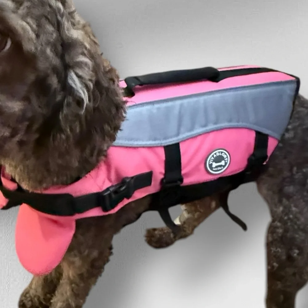 Vivaglory Pink Dog‎ Life Jacket